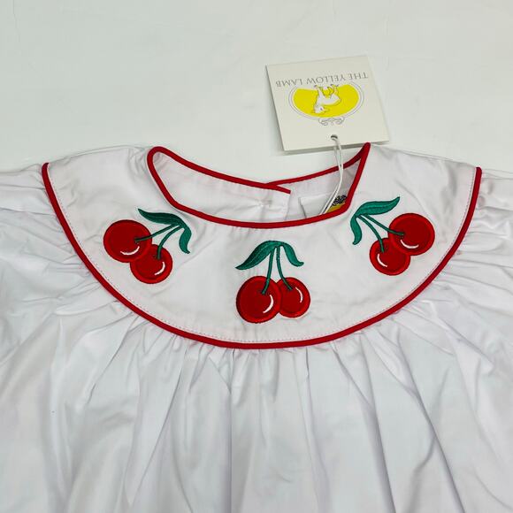 NWT The Yellow Lamb Size 4 Cherry Dress - Picture 3 of 7
